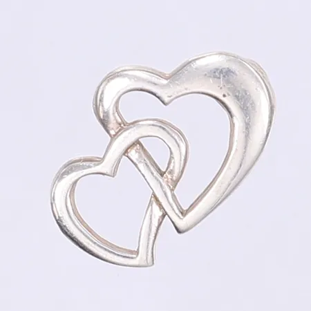Hänge hjärtan 19x24mm 925/1000 silver Vikt: 3,6 g