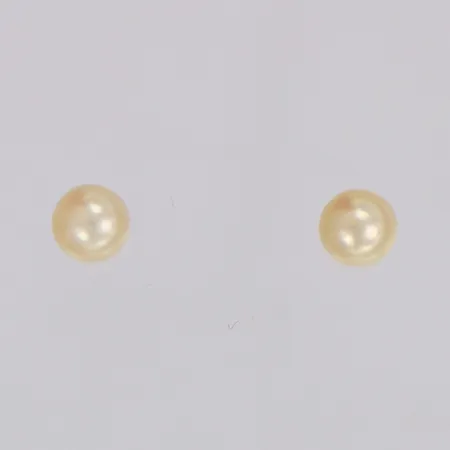 Örhängen med odlade pärlor, Ø5mm, 18K Vikt: 0,9 g