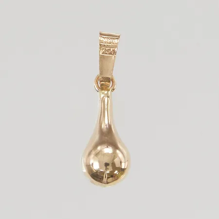 Hänge "droppe" 13mm 18K 0,4g.