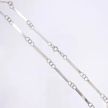 Halscollier 58cm bredd 4mm, silver 830/1000 Vikt: 20,3 g