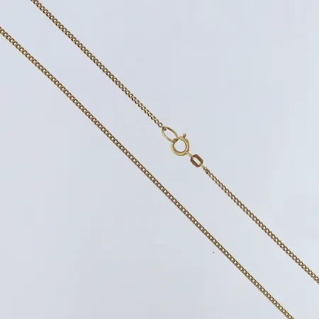 Kedja Pansar längd 45,5cm bredd 1,6mm 18K. Vikt: 4,4 g