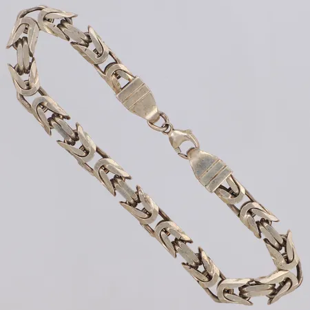 Armband Kejsar längd 20cm, bredd 6mm, 925/1000 silver Vikt: 31,8 g