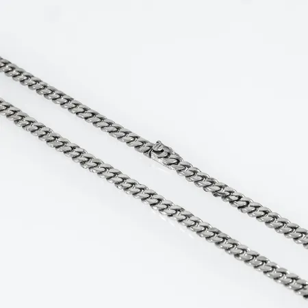 Kedja Pansar 46cm bredd 5mm silver 925/1000 32,3g.
