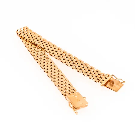 Armband Korridor längd 19cm bredd 10,5mm, 18K 29,1g.