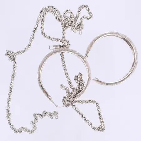 Diverse silver defekt 925/1000 silver  Vikt: 14,2 g