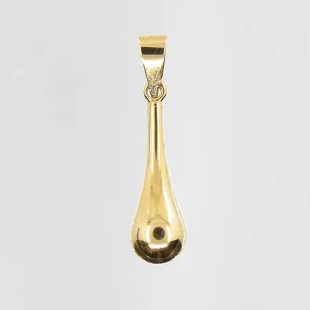 Hänge droppe längd 24 mm, bredd 2-6 mm, 18K. Vikt: 0,6 g