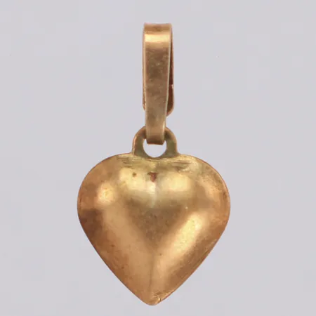 Hänge hjärta, 18x10mm, förgyllt silver, 835/1000 silver Vikt: 1,5 g