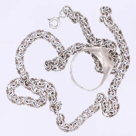 Diverse silver defekt 925/1000 silver Vikt: 19 g