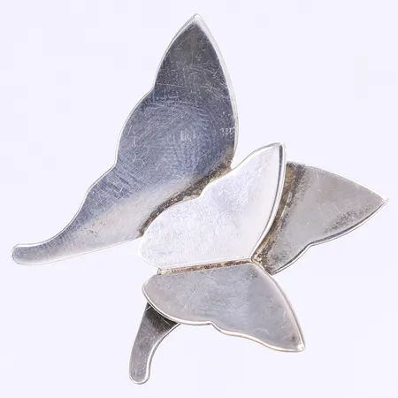 Ring "Miss Butterfly" Efva Attling Ø17¼ bredd 5-47mm oxiderad inga tillbehör silver 925/1000 Vikt: 14,8 g
