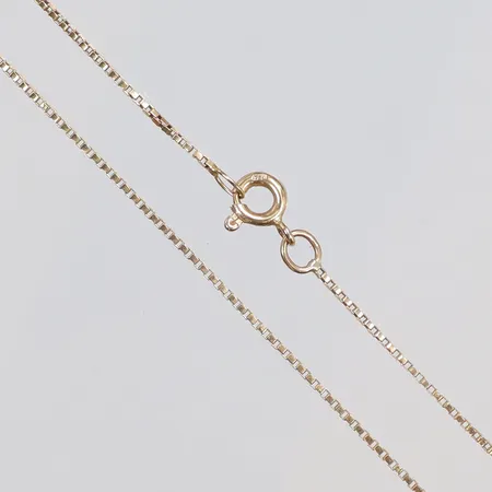 Halskedja Venezia, längd 41cm, bredd 1mm, 18K Vikt: 2,5 g