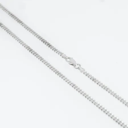 Kedja Pansar 45cm bredd 3,2mm, silver 925/1000 10,5g. 