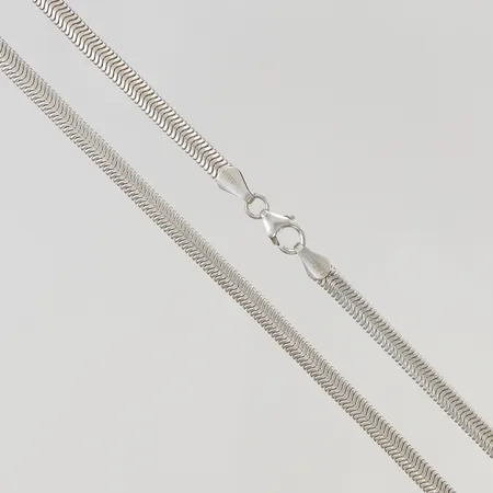 Kedja 45cm bredd 4mm 925/1000 Silver 11,9g.