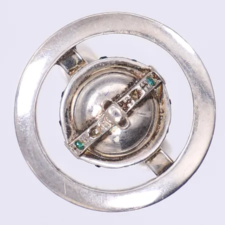 Ring Vivienne Westwood "Orb" med gömma stl: 16¼ bredd 3-25mm saknar tre stenar silver 925/1000 Vikt: 12 g