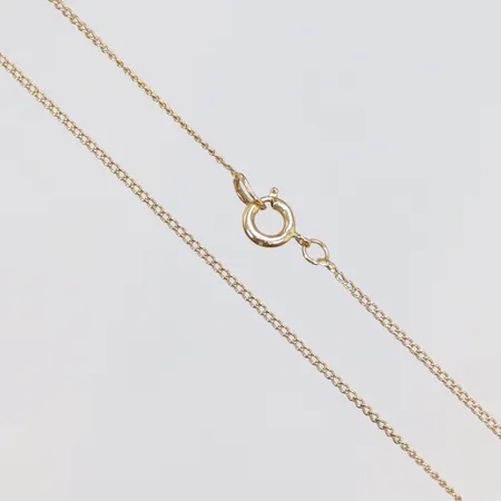 Halskedja Pansar, längd 46,5cm, bredd 1mm, 18K Vikt: 1,9 g