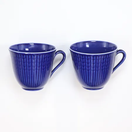 2 Koppar Rörstrand Höganäs, höjd 7cm, Ø66mm