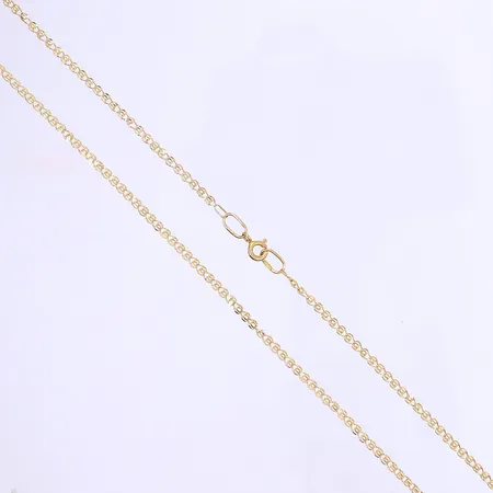 Halskedja 66cm bredd 2mm 14K  Vikt: 3,5 g