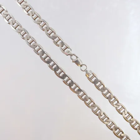 Kedja Marina längd 62cm bredd 9mm Silver 925/1000.  Vikt: 65,6 g