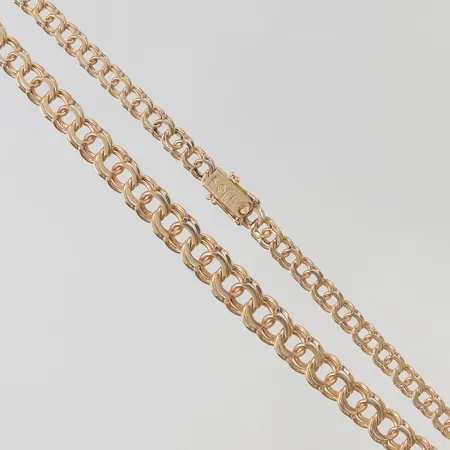 Collier Bismarck 43,5cm bredd 5-8mm 18K 30,0g.