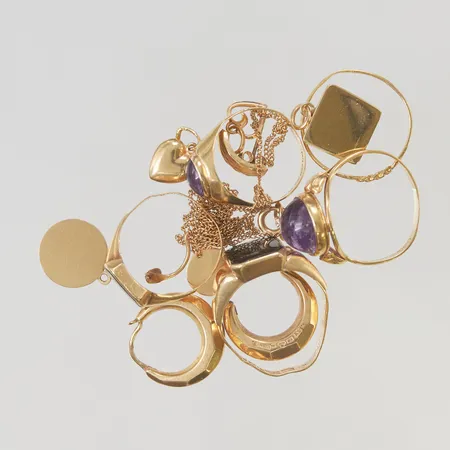 Diverse guld defekt 18K 18,7g.