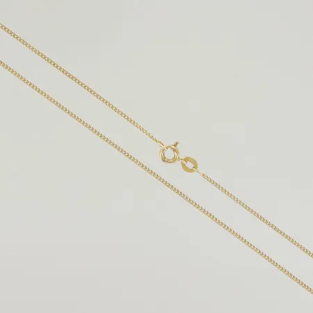 Halskedja pansar, längd 45 cm, bredd 1,1 mm, 18K Vikt: 2,4 g