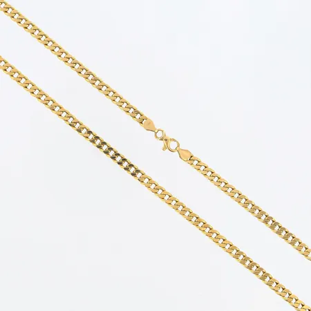 Kedja Pansar GHA längd 52cm, bredd 4mm, ihålig, 18K Vikt: 18,3 g