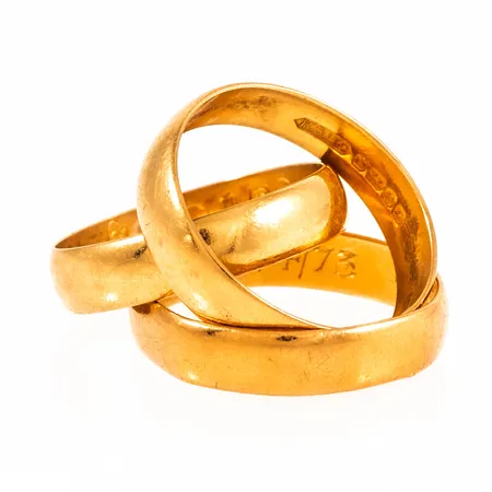 Diverse graverat guld 22K 10,0g. 