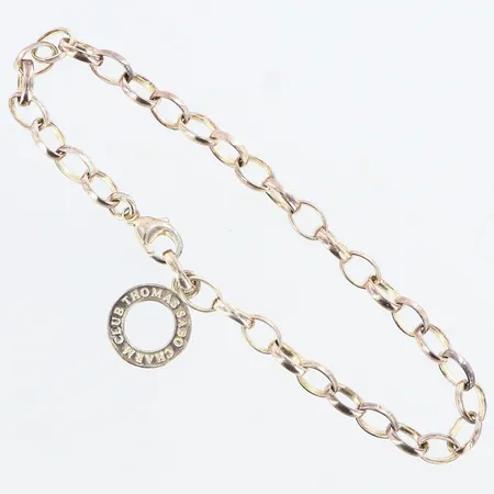 Armband Thomas Sabo ankarlänk med berlock längd 20cm bredd 5mm silver 925/1000 Vikt: 8,5 g