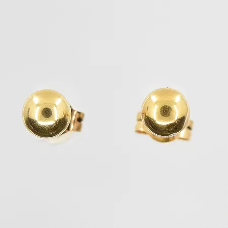 Örhängen kulor Ø5 mm, 18K. Vikt: 0,6 g