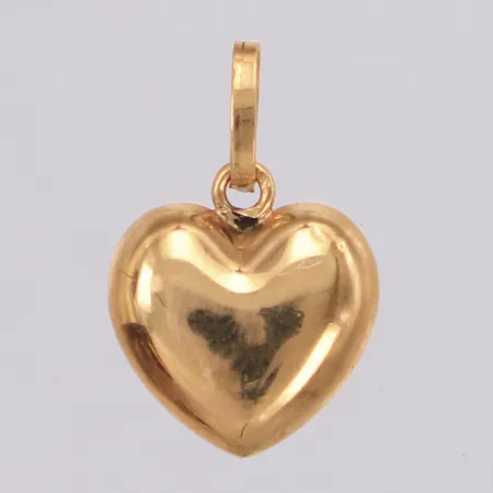 Hänge hjärta 16x11mm, 18K Vikt: 0,4 g