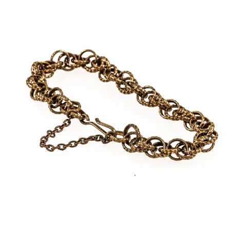 Armband Kalevala Koru Finland längd 21cm bredd 9mm, brons 21,0g.