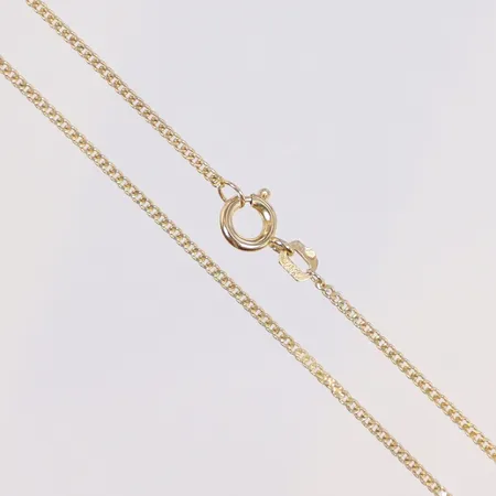 Halskedja Pansar, längd 44,5cm, bredd 1mm, 18K Vikt: 3 g