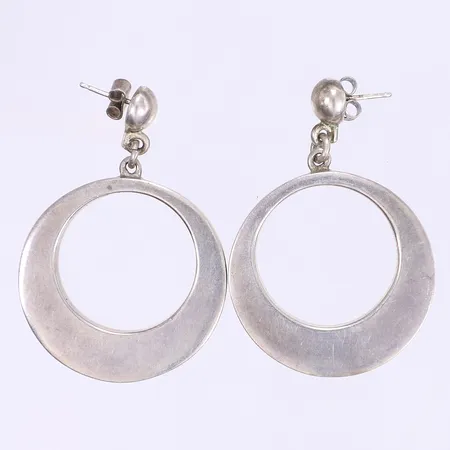 Ett par örhängen 45x33mm 925/1000 silver Vikt: 15,6 g