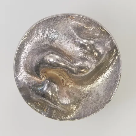 Ring Björn Weckström för Lapponia "Birth of a Crater" stl:17¼ bredd 38mm 925/1000 Silver 21,0g.