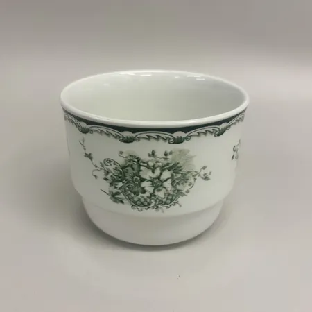Kruka höjd 10cm, Ø12,5cm, Grön Anna, Gustavsberg, porslin