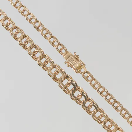 Collier Bismarck 44,5cm bredd 4-6mm 18K 18,2g.