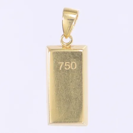 Hänge guldtacka 22x7mm tillv. Guldfynd 18K Vikt: 2,2 g