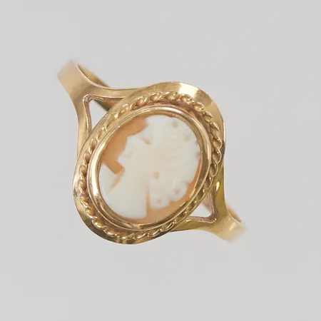 Ring Kamé stl:17¾ bredd 14mm 18K 2,0g.