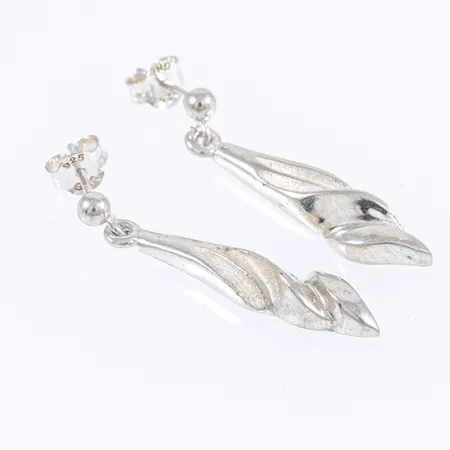 Örhängen Guldfynd bredd 6,5mm längd 31mm, silver 925/1000 3,0g.