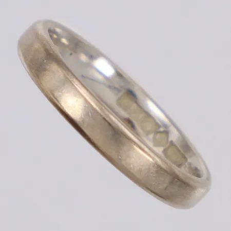 Ring slät stl:17, bredd 3mm, vitguld, 18K Vikt: 3,6 g