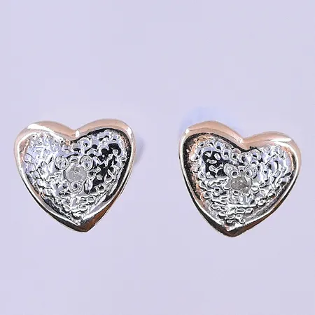 Örhängen utan stopp stl:6*6 mm 14K. Vikt: 0,7 g