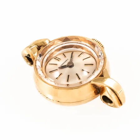 Smyckeur Longines i 14K guld utan band. Manuellt urverk. Safirglas. Ø 17,8 mm. Bruttovikt 9,6g Vikt: 9,6 g