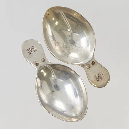 2 Silverskedar Akademiska Sjukhuset, 925/1000 Silver 33,4g.