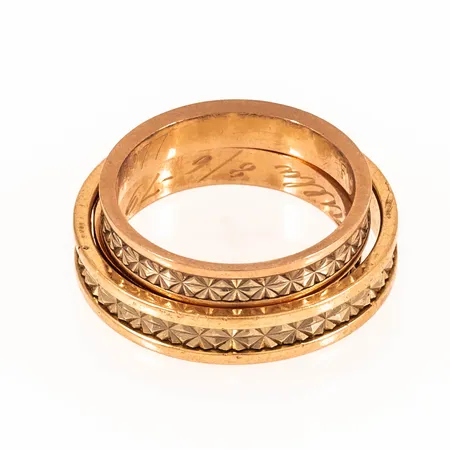 Diverse graverat guld 18K 10,9g.