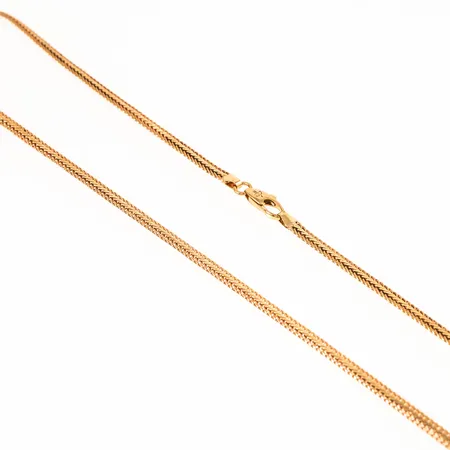 Collier Rävsvans längd 43cm bredd 3,1mm, 18K 9,4g.