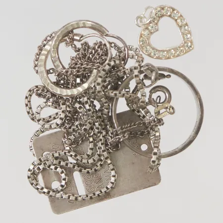 Diverse silver delvis defekt 830/1000 15,9g.