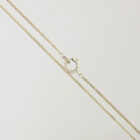 Kedja Pansar längd 46cm bredd 1,2mm ojämnheter förgylld silver 835/1000 Vikt: 2,1 g