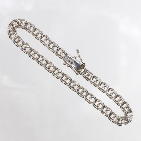 Armband Bismarck, 17,5cm, bredd: 5,1mm, 925/1000 silver Vikt: 6,1 g