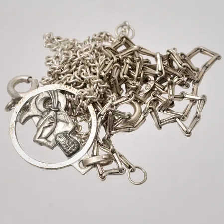 Diverse defekt silver, 830/1000, 8,84g.