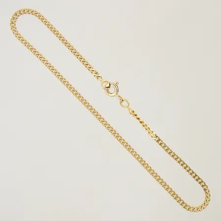 Armband Pansar längd 19cm bredd 2,1mm ostämplat 18K Vikt: 3,2 g