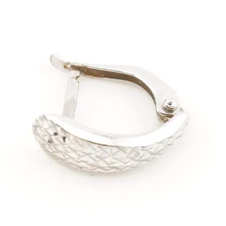 Örhänge, vitguld, 18k Vikt: 0,8 g